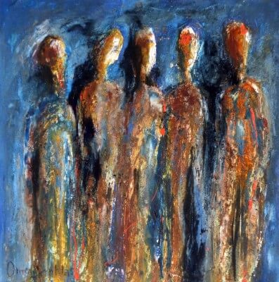 Peinture Omer Amblas : Les insoumis