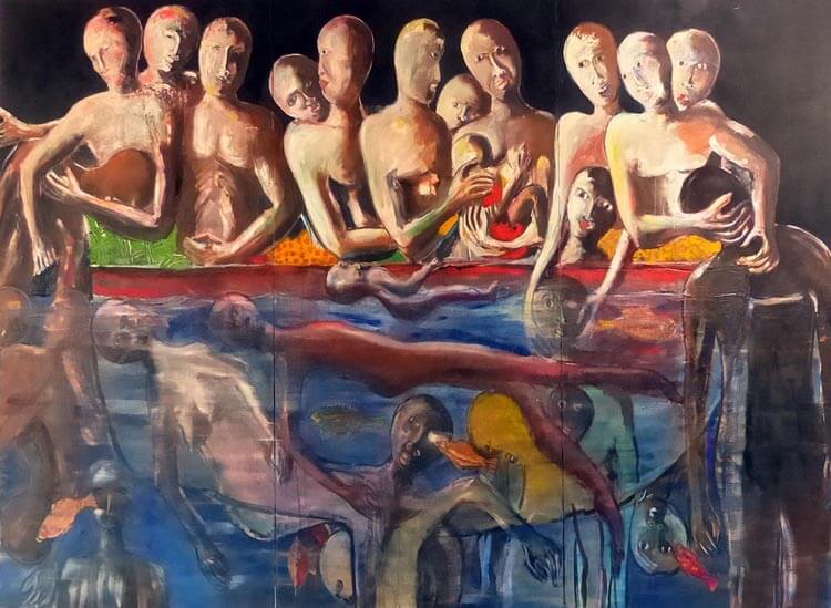 toile-arrivée-de-migrants-italie-2016-huile-291X195